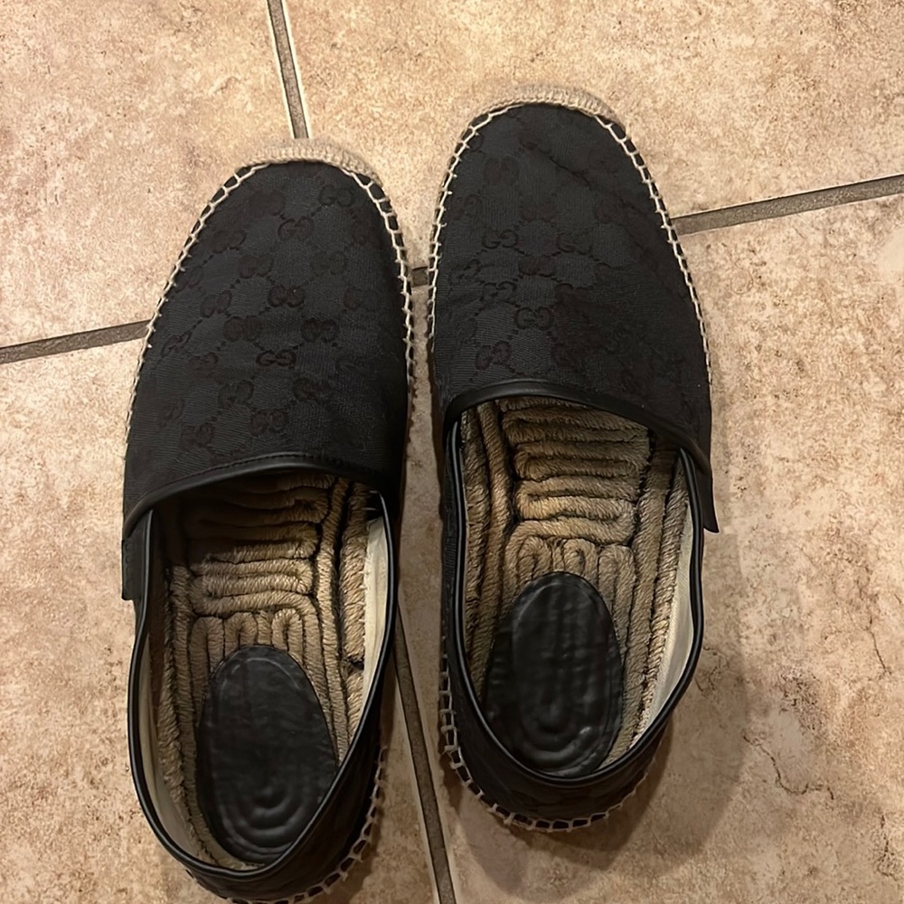 Mens Gucci espadrilles in a size 45 (US12)